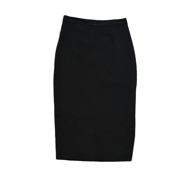 A.L.C. Black  Rhinestone Leopard Midi Skirt size 2 - Picture 7 of 10